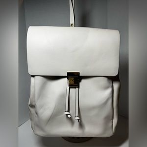 Zara white Backpack